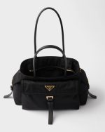 Prada Explore medium Re-Nylon and leather tote bag - Image 3